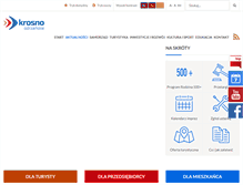 Tablet Screenshot of krosnoodrzanskie.pl